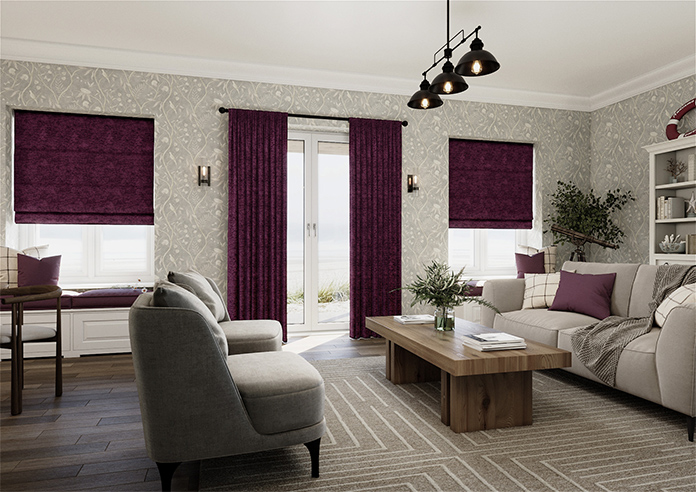 Maurice, Aubergine - Made to Measure Curtains - Image 7